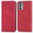 Mobigear Retro Slim Motorola Edge 20 Hülle Klapphülle Geldbörse - Rot