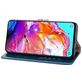 Mobigear Wallet Samsung Galaxy A70 Hülle Klapphülle Geldbörse - Blau