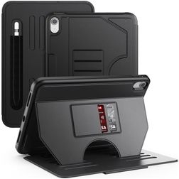 Mobigear Magnetic Folio iPad 10 (2022) Hülle Klapphülle + Stifthalter - Schwarz