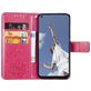 Mobigear Clover OPPO A52 Hülle Klapphülle Geldbörse - Magenta