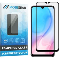 Mobigear Premium Xiaomi Redmi 9C Panzerglas Displayschutz - Hüllenfreundlich - Schwarz