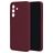 Mobiparts Samsung Galaxy A36 Silikon Hülle Backcover - Plum Red