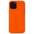 Mobigear Rubber Touch iPhone 12 Silikon Hülle Backcover - Coral