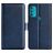 Mobigear Slim Magnet Motorola Moto G71 5G Hülle Klapphülle Geldbörse - Blau