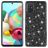 Mobigear Glitter Samsung Galaxy A51 Hülle Hardcase Backcover - Schwarz