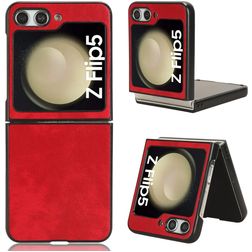Mobigear Race Samsung Galaxy Z Flip 5 Hülle Hardcase Backcover - Rot
