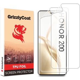 GrizzlyCoat HONOR 200 Hydrogel TPU Displayschutz - Hüllenfreundlich (2er Pack)