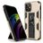 Mobigear Armor Stand iPhone 12 Pro Max Hülle Hardcase Backcover Stoßfest mit Ständer - Gold