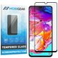 Mobigear Premium Samsung Galaxy A70 Panzerglas Gehärtetes Glas Displayschutz - Hüllenfreundlich - Schwarz
