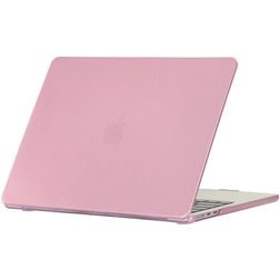 Mobigear Metallic MacBook Air 15 Zoll (2023-2025) Hardcase Hülle MacBook Case - Roségold - Model A2941 / A3114 / A3241