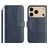 Mobigear S Line iPhone 17 Pro Max Hülle Klapphülle Geldbörse - Marineblau