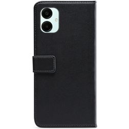 Mobilize Classic Gelly Samsung Galaxy A06 Hülle Klapphülle Geldbörse - Schwarz