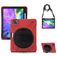 Mobigear SureGrip XGuard iPad Air 4 (2020) Hülle Kunststoff,Silikon Backcover + Stifthalter + Schulterträger + Ständer - Rot