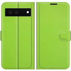 Mobigear Classic Google Pixel 6 Klapphülle Portemonnaie - Grün