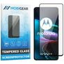Mobigear Premium Motorola Edge 30 Panzerglas Gehärtetes Glas Displayschutz - Hüllenfreundlich - Schwarz