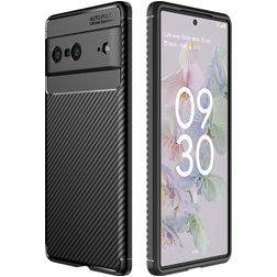 Mobigear Racing Google Pixel 7 Hülle Flexibles TPU Backcover - Schwarz