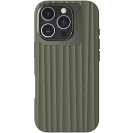 Nudient Bold iPhone 16 Pro MagSafe Hülle Hardcase Backcover - Olive Green