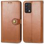 Mobigear Snap Button Realme GT Master Edition Hülle Klapphülle Geldbörse - Braun