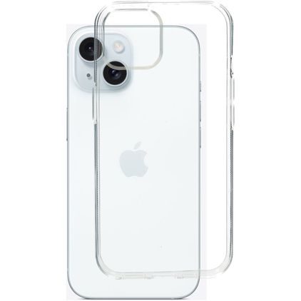 Mobiparts Classic Transparent iPhone 15 TPU (flexibel) Backcover - Transparent