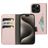 Mobiparts Classic Wallet iPhone 15 Pro Hülle Klapphülle Geldbörse - Pink