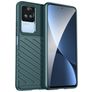 Mobigear Groove POCO F4 Hülle Flexibles TPU Backcover - Grün