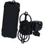 Mobiparts Bike Fahrradhalterung Lenkerhalterung Klemme Universal - Schwarz