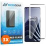 Mobigear Premium OnePlus 10 Pro Panzerglas Gehärtetes Glas Displayschutz - Hüllenfreundlich - Schwarz (3er Pack)