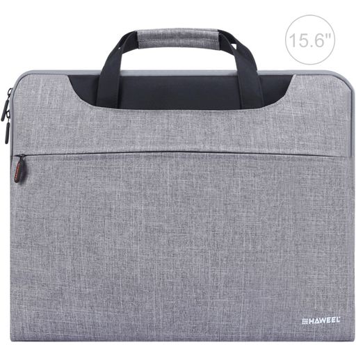 Haweel Oxford Laptop Aktentasche 15 - 16 Zoll Laptoptasche + Handgriff - Grau