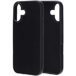 Mobiparts Classic iPhone 16 Hülle Flexibles TPU Backcover - Schwarz
