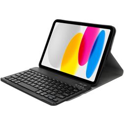 Mobiparts Bluetooth Keyboard iPad 11 (2025) Hülle QWERTY Bluetooth Tastatur Klapphülle - Schwarz