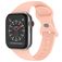Mobigear Sport Dual Silikon Apple Watch Armband Drückerschließe - 49/46/45/44 mm - Lachsrosa