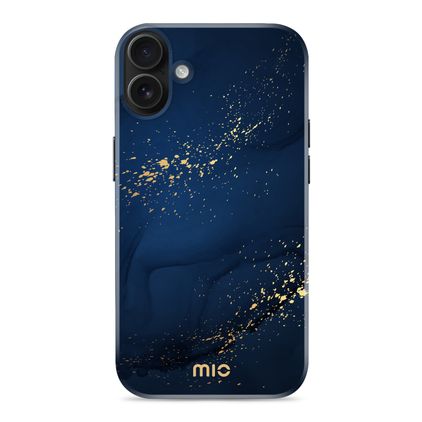 MIO iPhone 16 MagSafe Hülle Hardcase Backcover - Midnight Sparkle