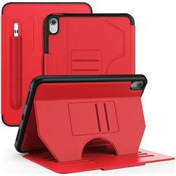 Mobigear Magnetic Folio iPad 10 (2022) Hülle Klapphülle + Stifthalter - Rot