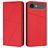 Mobigear Frosted Flip iPhone Air Hülle Klapphülle Geldbörse - Rot
