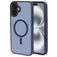 Mobiparts Hardcover iPhone 16 Plus MagSafe Hülle Hardcase Backcover - Satin Blue