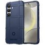Mobigear Rugged Shield Samsung Galaxy S25 Plus Hülle Flexibles TPU Backcover Stoßfest - Blau