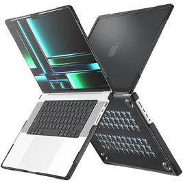 Mobigear Shockproof Pro MacBook Pro 14 Zoll (2021-2026) Hardcase Hülle MacBook Case - Schwarz - Model A2442 / A2779 / A2918 / A2992 / A3401 / A3112 / A3434 / A3427 / A3426