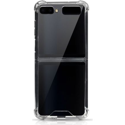 Mobigear Cushion Transparent Samsung Galaxy Z Flip TPU (flexibel) Backcover Shockproof - Transparent