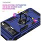 Mobigear Armor Ring Google Pixel 7 Hülle Hardcase Backcover Stoßfest mit Ringhalter - Blau