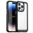 Mobigear Crystal iPhone 15 Pro Hülle Hardcase Backcover - Transparent / Schwarz