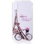Mobigear Design iPhone XS Max Hülle Flexibles TPU Backcover - Eiffelturm