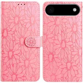 Mobigear Flowers iPhone Air Hülle Klapphülle Geldbörse - Pink