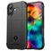 Mobigear Rugged Shield iPhone 17 Hülle Flexibles TPU Backcover Stoßfest - Schwarz