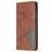 Mobigear Rhombus Slim Nokia 2.2 Hülle Klapphülle - Braun