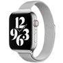 Mobigear Slim Loop Milanaise Apple Watch Armband Magnetverschluss - 42/41/40/38 mm - Silber