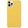 Mobigear Rubber Touch iPhone 15 Pro Silikon Hülle Backcover - Gelb
