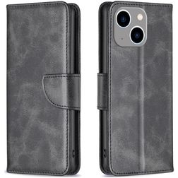 Mobigear Excellent iPhone 15 Plus Hülle Klapphülle Geldbörse - Schwarz