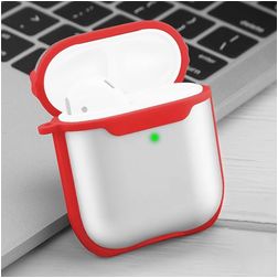 Mobigear Shockproof Apple AirPods 1 Stoßfeste Hardcase Hülle - Rot