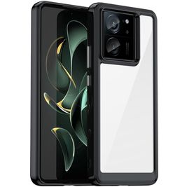 Mobigear Crystal Xiaomi 13T Hülle Hardcase Backcover - Schwarz