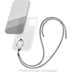My Style Lanyard Universal-Handykette einstellbar - Grau